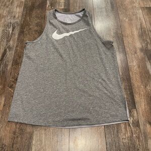 Nike Gray Sleeveless Tank Top